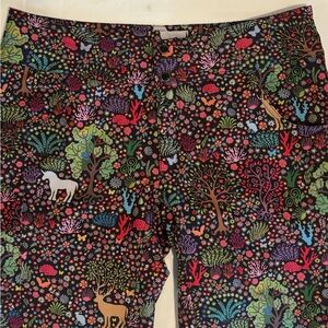 Shredly Unicorn Forest Print Shorts Size 14